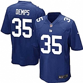 Nike Men & Women & Youth Giants #35 Demps Blue Team Color Game Jersey,baseball caps,new era cap wholesale,wholesale hats